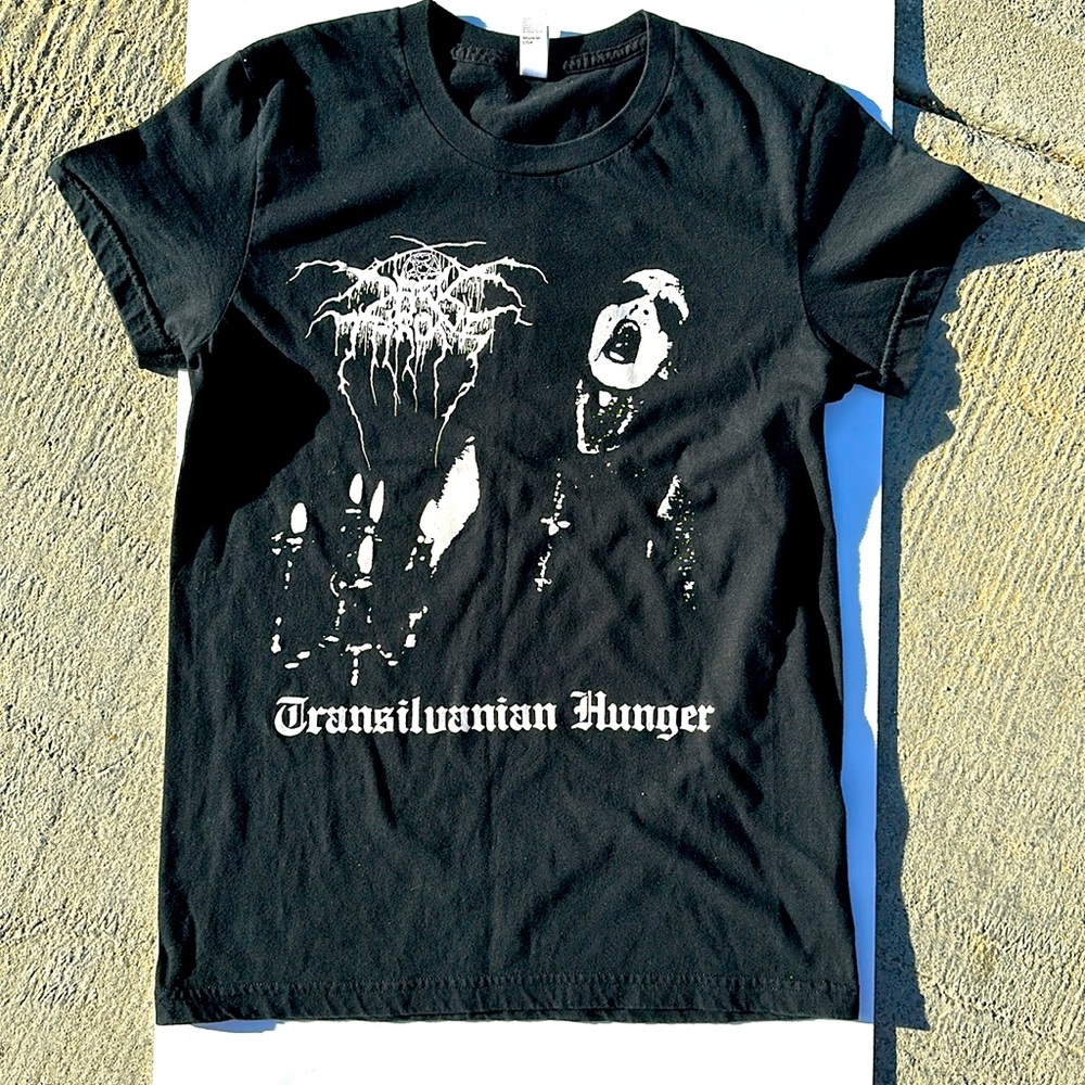 Dark throne Transilvania ginger cotton large tshirt vintage tee 100% cotton